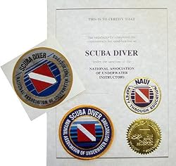 NAUI Scuba Diver Certificate Package