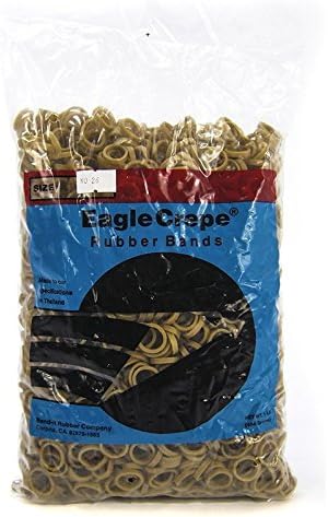 Band-It Rubber Co. Eagle Crepe Band Size #32 (3 x 1/8) Premium Rubber Band, 1 Pound Bag (Approximately 770 per Pound)