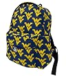 West Virginia University WVU Logo Backpack Bag SMALLER than Huge Cumbersome Full-Size Packs- WATERPROOF LINING
