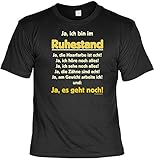 Funny Quotes T-Shirt I'm Retired Black