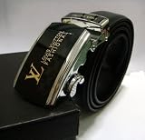 New Lv Louis Vuitton Black Fashion Belt Auto Buckle