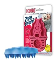 KONG ZoomGroom, Dog Grooming Toy, Raspberry