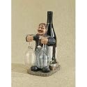 Butler Wine Bottle Holder, Glasses, Corkscrew Set