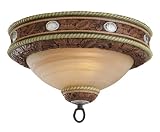 Monte Carlo DO2FMWI Medium Flush Mount Weathered Iron Durango Rustic Lighting