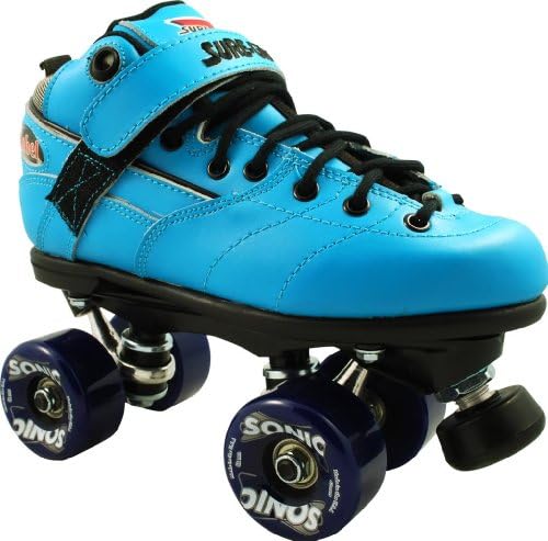 Rebel Sonic Blue Outdoor Roller Skates - Blue Sonic Outdoor Wheels