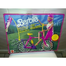 1991 BARBIE MOUNTAIN BIKE SET #9429-NEW /RARE