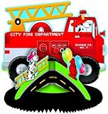 Fire Engine Fun Honeycomb Centerpiece