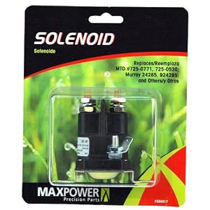 Max Power 334017 Solenoid Ariens 3057700, Snapper 1-8817, Wheel Horse 111674