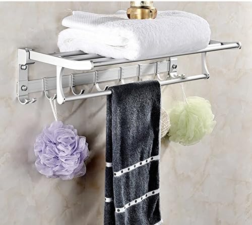 Space aluminum Towel rack/ bathroom folding rack/The bathroom Towel rack-F