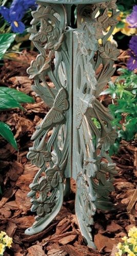 9"w X 23"h Butterfly Pedestal, Oil Rub Bronze Picture