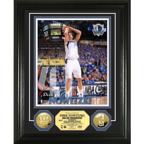 Highland Mint Dallas Mavericks Dirk Nowitzki Gold Coin Photo Mint