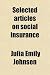 Selected Articles on Social Insurance