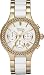 DKNY #NY8182 Women's Rose Gold Stainless Steel Combo White Ceramic Chronograph Watch