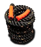 Brand New Poly Dacron Workout Training Undulation Battle Fitness Rope - 30 FT x 1.5" (Black)