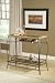 Hillsdale Lakeview Wood and Slate Top Bar Table in Brown and Medium Oak Finish