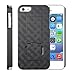 iPhone SE Case, Apple iPhone SE Hard Case Super Slim Belt Clip Holster Case Combo with Kickstand and Swivel Belt Clip for iPhone SE Black