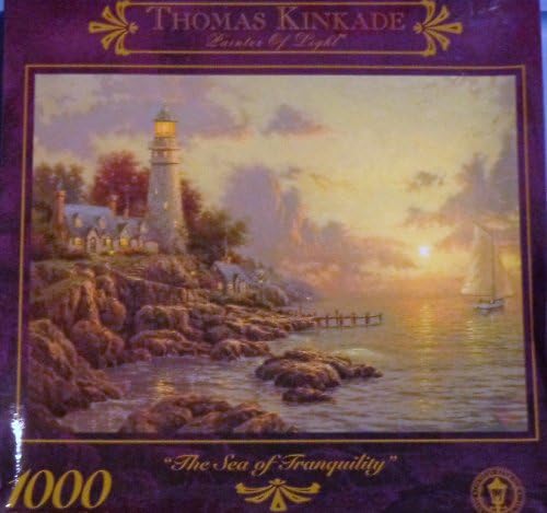 Thomas Kinkade "The Sea Of Tranquility 1000 piece puzzle
