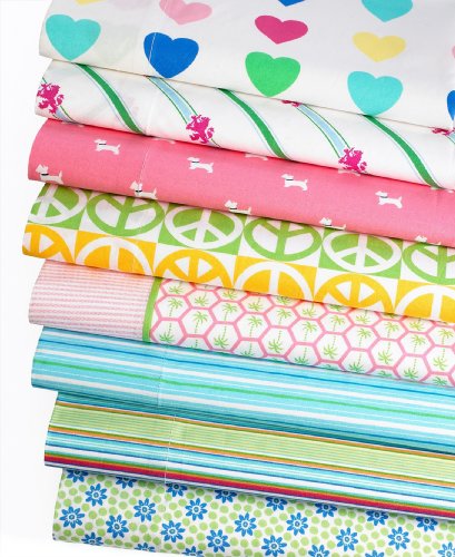 Tommy Hilfiger Bedding, Novelty Print Twin XL Sheet Set Woodstock