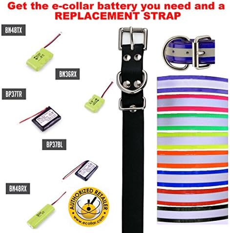 Educator E Collar Battery Remote Dog Trainer Transmitter of all the following models: 400TS, 402TS, 500, 500A,502, 502A, 700, 700A, 702A, 800A, 802A, 800TS, 802TS, 1200A, 1202A, 12 Black Biothane