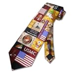 USMC Marine Corps 100% SILK Neck Tie. Men's NeckTie.