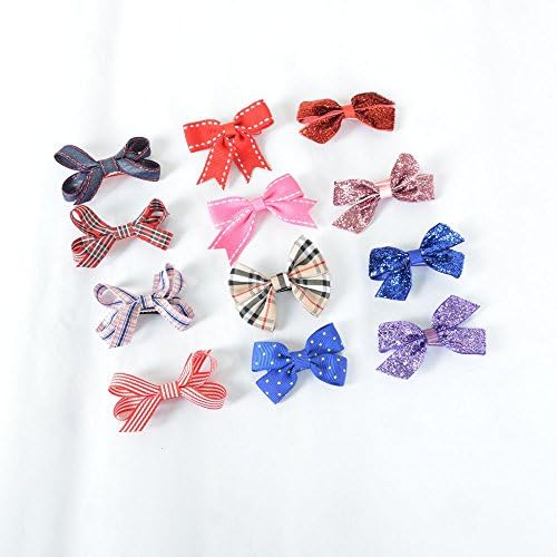 Butou Budang Baby Hair Clips Ribbon Alligator Style Butterfly Polka Dot