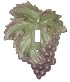 Lightswitch Red Grapes Kitchen Decor Wine Cellar Single Switch Plate Cover Lightswitch Red Grapes Kitchen Decor Wine Cellar Single Switch Plate Cover