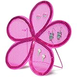 3C4G Sequin Flower Earring Stands, Fuchsia