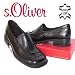 s.OLIVER, Glattleder Halbschuh, Bussines Leder Slipper, schwarz