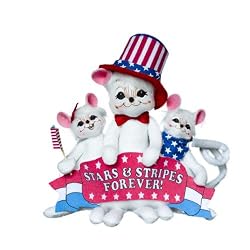 6" Stars & Stripes Bunch by Annalee