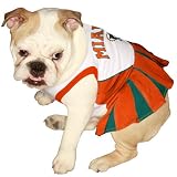 Pets First DOL-4007-SM NFL Miami Dolphins Dog Cheerleader Dress, Small