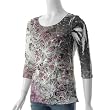 California Bloom Scoop Neck Printed Shirt