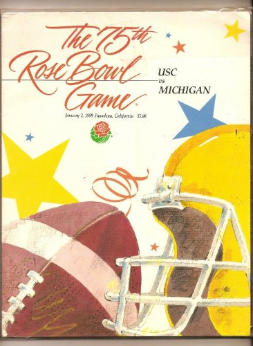 1989 Rose Bowl Program USC Michigan