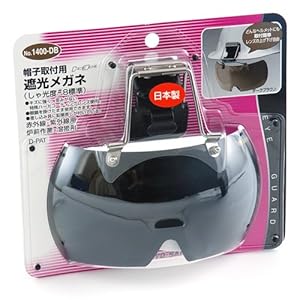 【クリックで詳細表示】TOYO 帽子取付用溶接メガネ NO.1400-DB