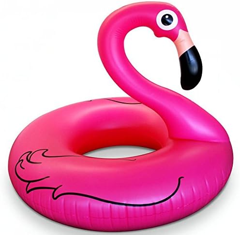 Giant Red Bird Raft Flamingo Swim Float Pool Swimming Laps GY66