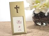 2x3 Gold Frame w Cross (Set of 96) - Wedding Favors