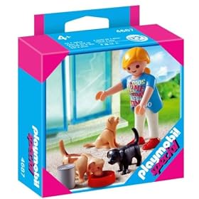 Playmobil - 4687 Woman with Puppies