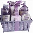 Lavender Therapy Spa Bath And Body Gift Basket Set