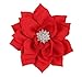QandSweet Girls' Hair Clips with Jeweled Flower Ms Brooch for Toddler Girl Teens Womens (13 Pieces 3.5