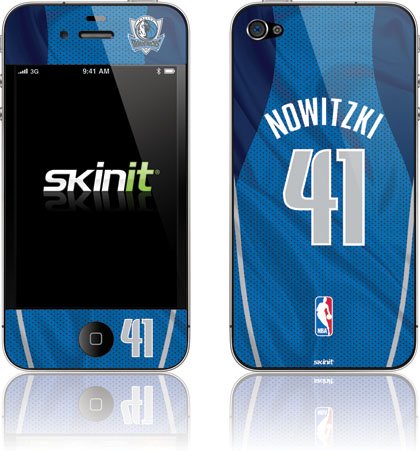 Skinit D. Nowitzki - Dallas Mavericks #41 Vinyl Skin for Apple iPhone 4 / 4S