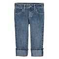 Girls' Mossimo Supply Co. Skinny Cuff Capri - Dark Indigo