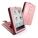Tuff-Luv Multi-View Leather case cover & stand for Sony Reader PRS-650 / PRS650 - Pink