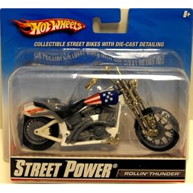 Hot Wheels Street Power Street Bikes - Rollin' Thunder: Toys &amp; Games