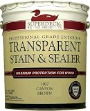 DUCKBACK DP-1907-5 250 VOC COMPLIANT CANYON BROWN TRANSPARENT STAIN SIZE:1 GALLON.
