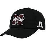 Russell Mississippi State Bulldogs Black 2008 Side Line Unstructured Adjustable Hat