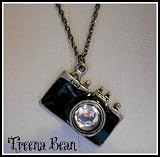 Treena Bean Retro Black Camera Necklace***FREE SHIPPING***