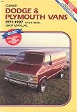 Dodge and Plymouth Caravan Mini Ram Van Voyager 1984 1987 Shop Manual