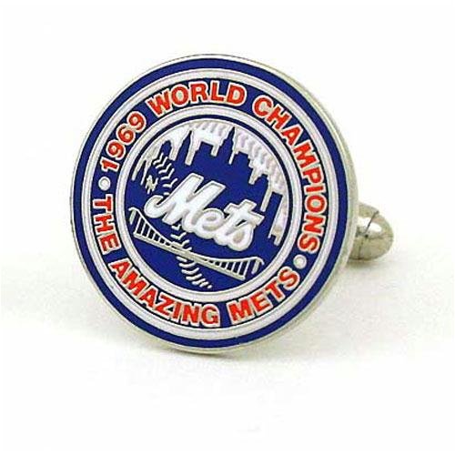 New York Mets MLB Logo'd Special Edition Executive Cufflinks w/Jewelry Box