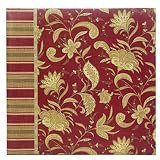 C.R. Gibson Suva Series, Post Bound Photo Album with Soft Leatherlike Construction & Pebble Grain Accents, Wasabi, with Eight 10 x 12 Magnetic Pages