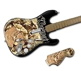 MusicSkins MS-VELV20028 Rock Band Wireless Guitar- Velvet Revolver- Golden Skull Skin