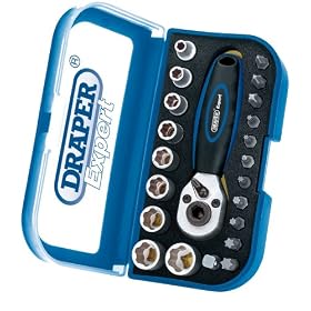 Draper Expert 41451 22-Piece 1/4-Inch Square Drive Double Driver Set